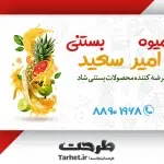 کارت ویزیت بستنی فروشی