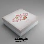 طرح جعبه شیرینی psd