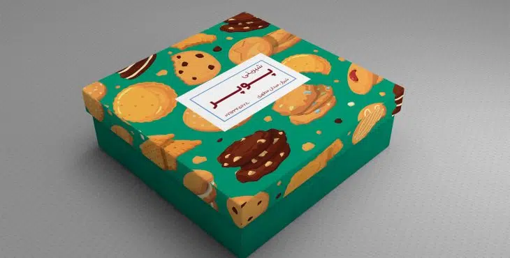 جعبه شیرینی لایه باز