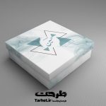 طرح جعبه شیرینی لایه باز