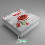 طرح psd جعبه شیرینی