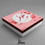 طرح جعبه شیرینی لایه باز