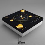 طرح جعبه شیرینی لایه باز